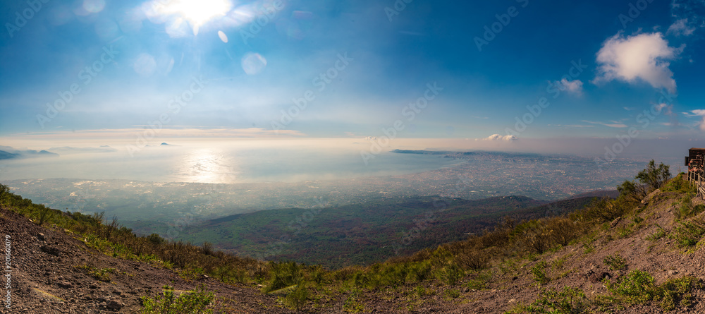 Panoramic Photograph from top of Mount Vassuivies 