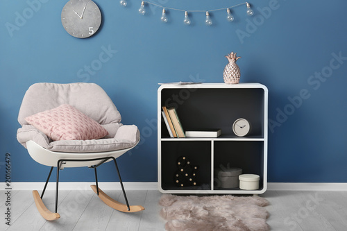 Elegant room interior with ...