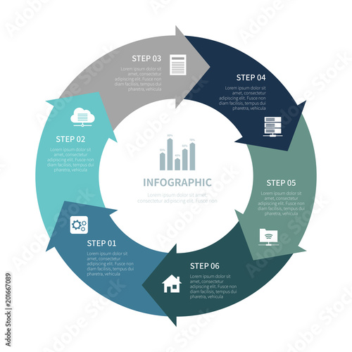 Various business infographic, infographic chart, vector infographic elements