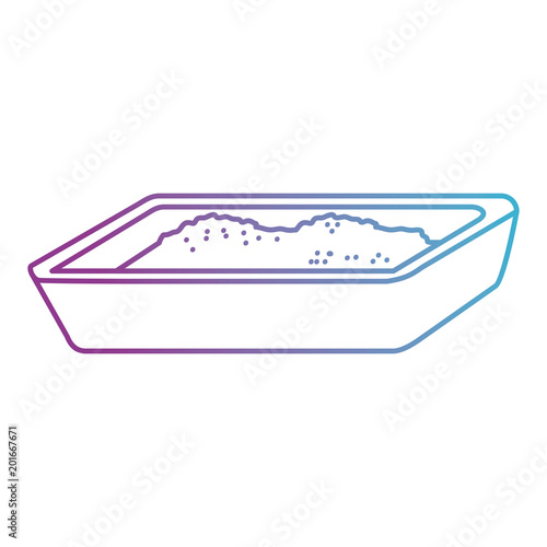 cat sand box icon vector illustration design