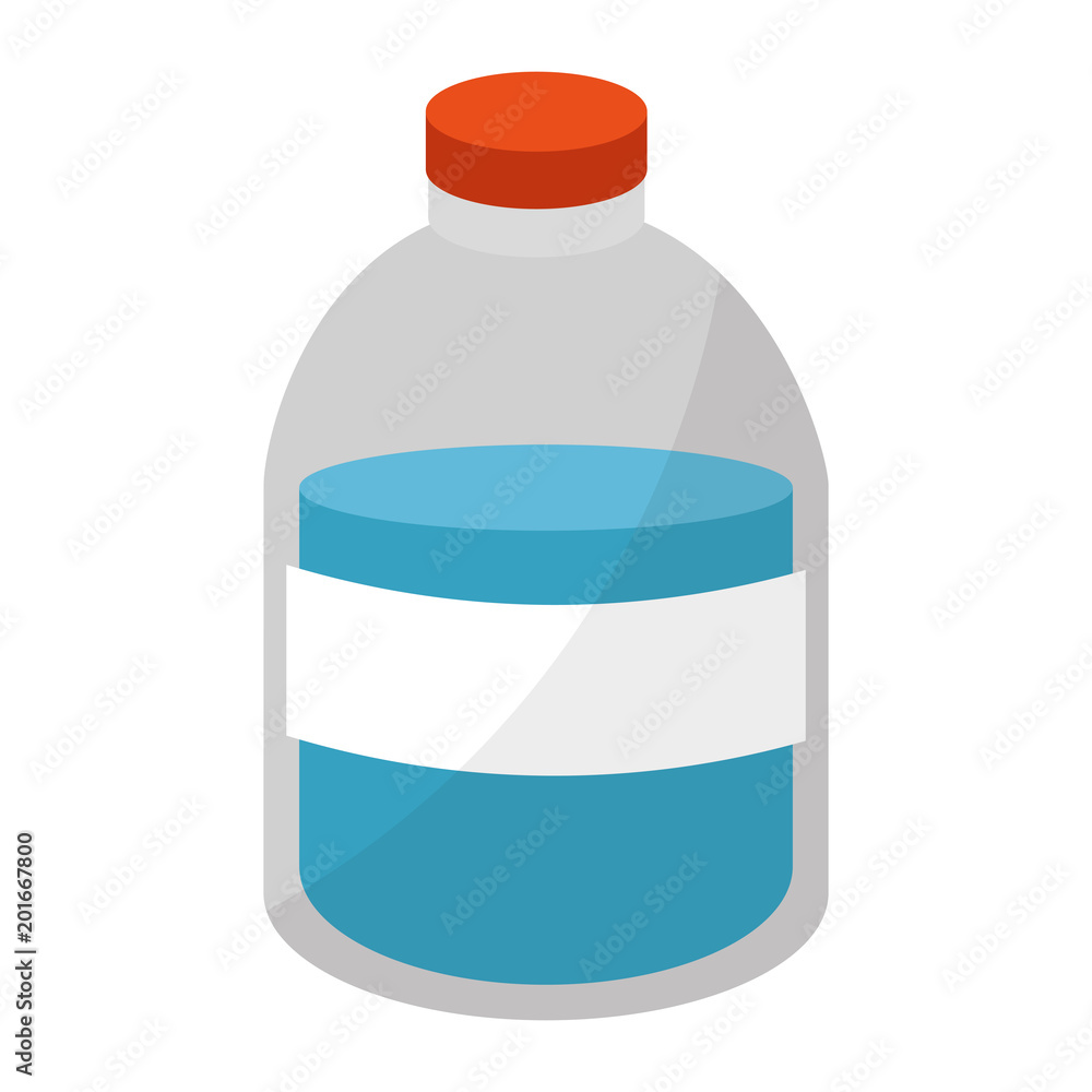 plastic bottle with liquid product vector illustration design plastic bottle with liquid product vector illustration design