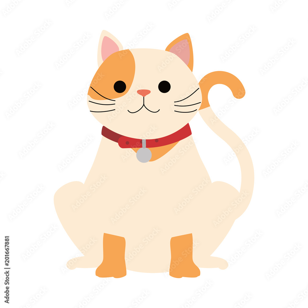 cute cat mascot character vector illustration design cute cat mascot character vector illustration design