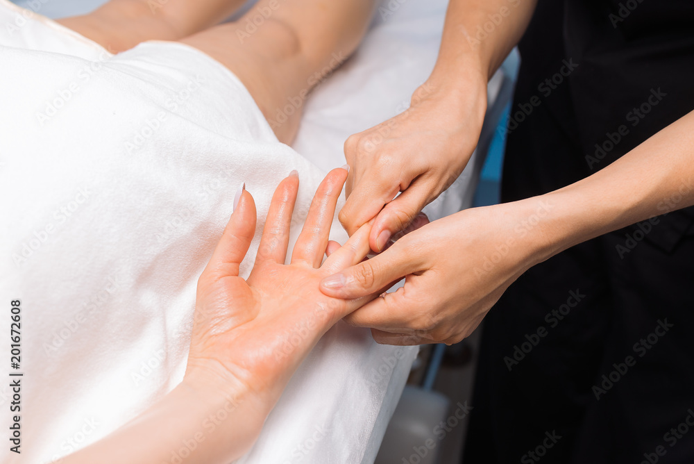 Professional massage of hands Professional massage of hands