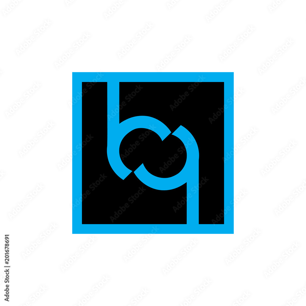 letter bq logo vector letter bq logo vector