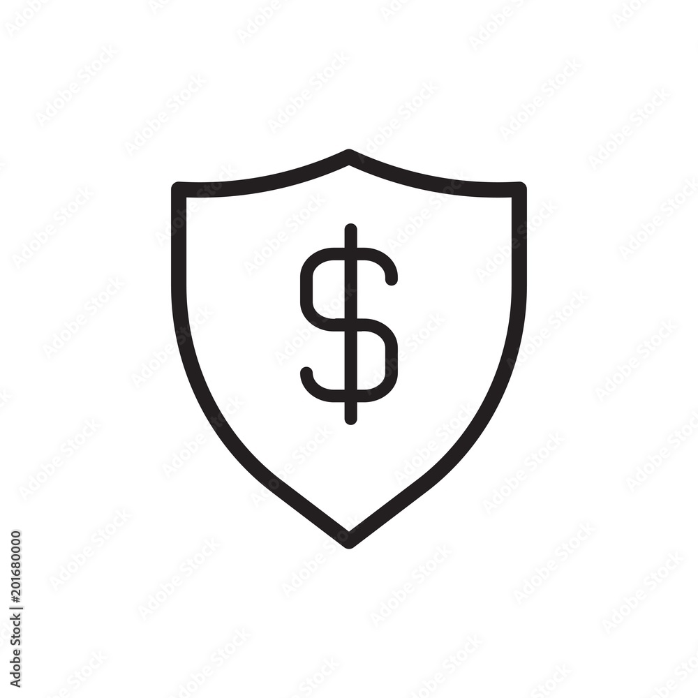 secure money outline vector icon. Modern simple isolated sign. Pixel perfect vector illustration for logo, website, mobile app and other designs secure money outline vector icon. Modern simple isolated sign. Pixel perfect vector illustration for logo, website, mobile app and other designs