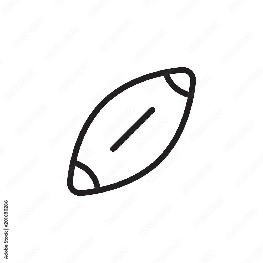 rugby ball outline vector icon. Modern simple isolated sign. Pixel perfect vector illustration for logo, website, mobile app and other designs rugby ball outline vector icon. Modern simple isolated sign. Pixel perfect vector illustration for logo, website, mobile app and other designs