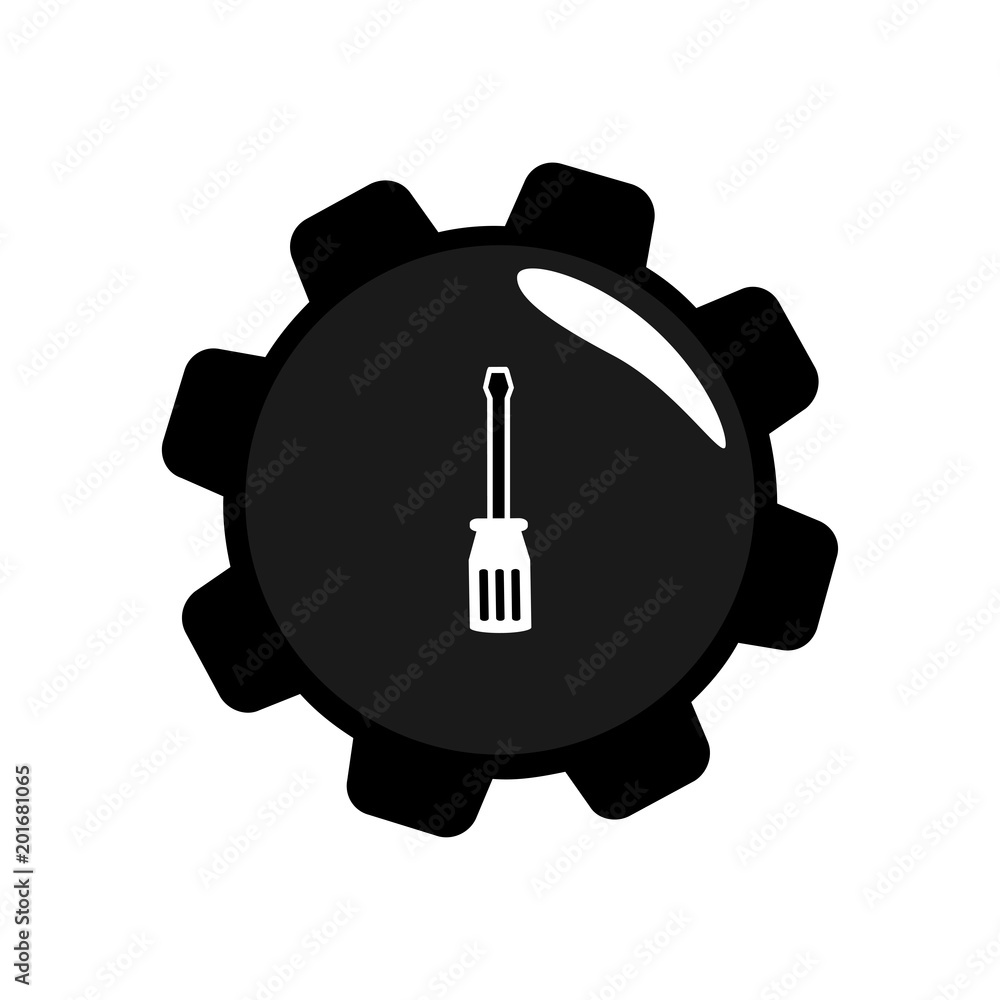 Screwdriver icon. Vector Illustration Screwdriver icon. Vector Illustration