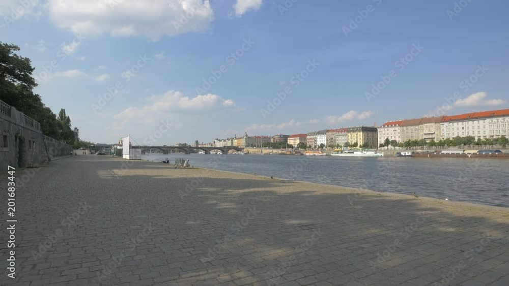 Vltava waterfront