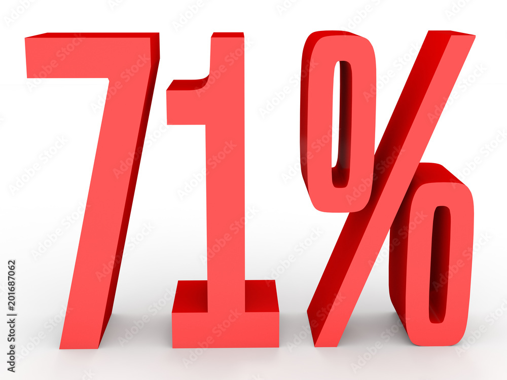 Seventy one percent off. Discount 71 %. Seventy one percent off. Discount 71 %.