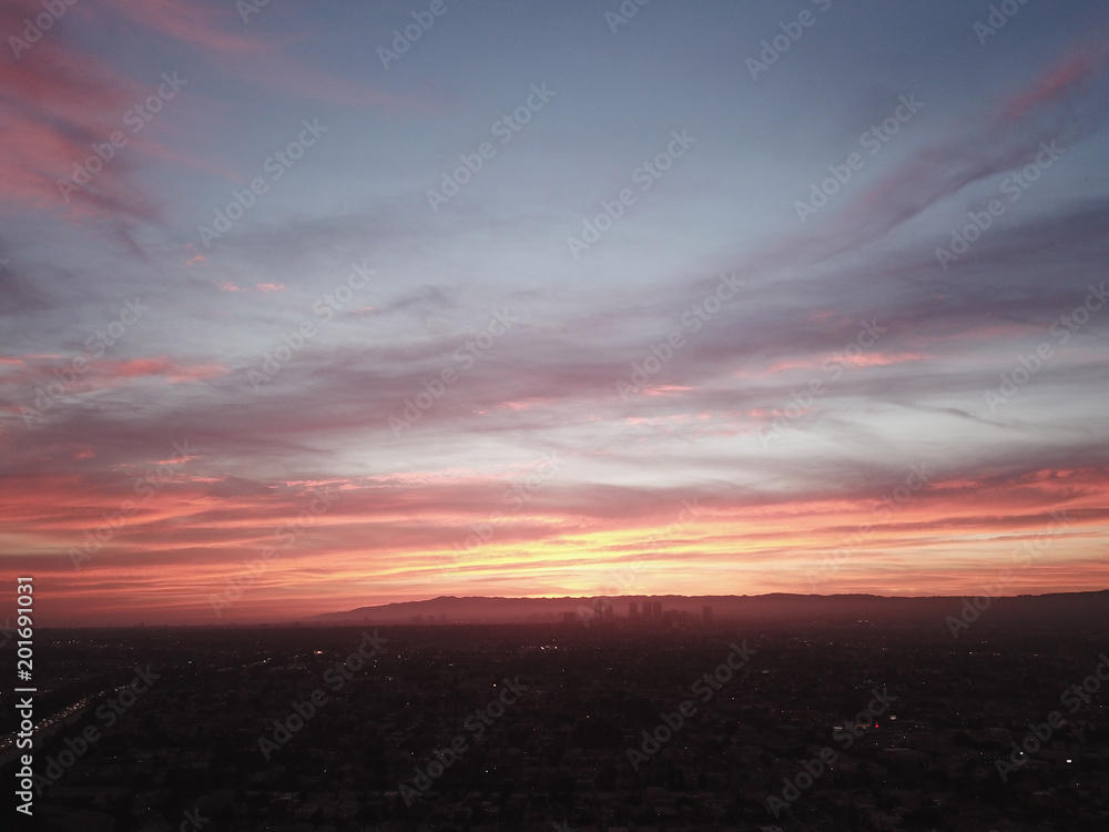 Fototapeta premium Los Angeles Sky