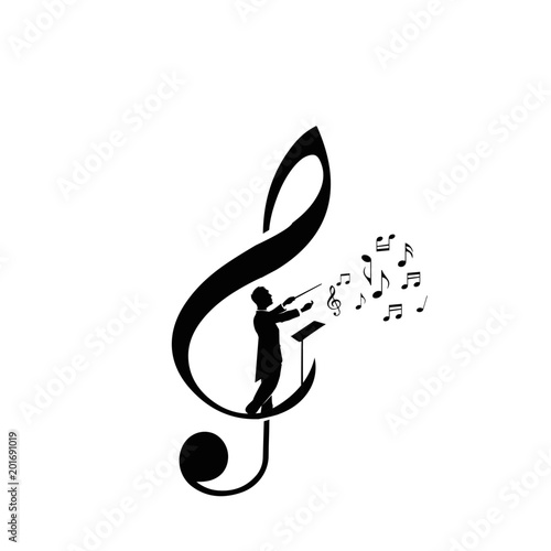 Obraz na plátně choir guide logo