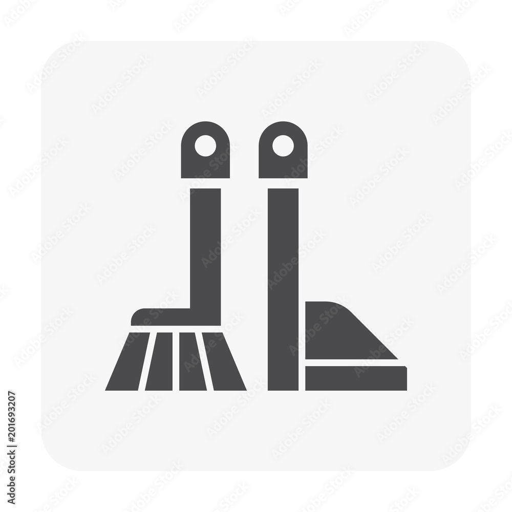 cleaning equipment icon