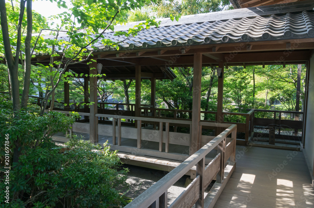 The corridor of Japanese traditional old house. The corridor of Japanese traditional old house.