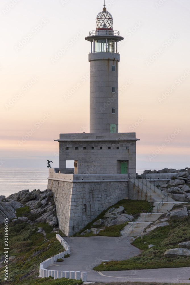 Punta Nariga lighthouse (Malpica, La Coruna - Spain).