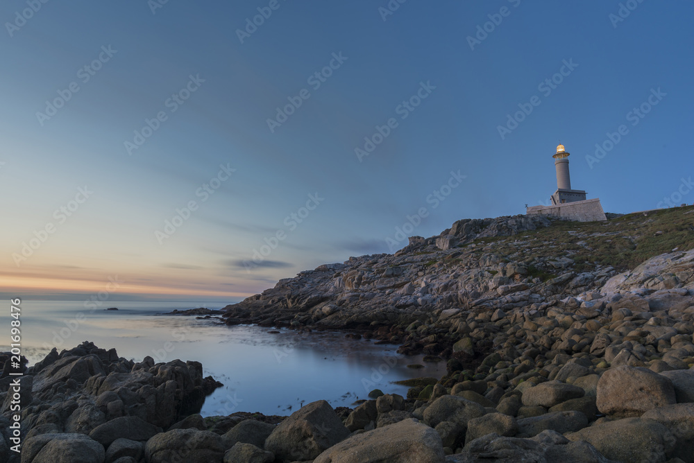 Punta Nariga lighthouse (Malpica, La Coruna - Spain).