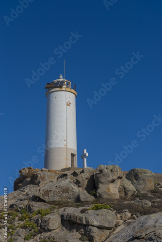 Roncudo lighthouse  Ponteceso  La Coruna - Spain .