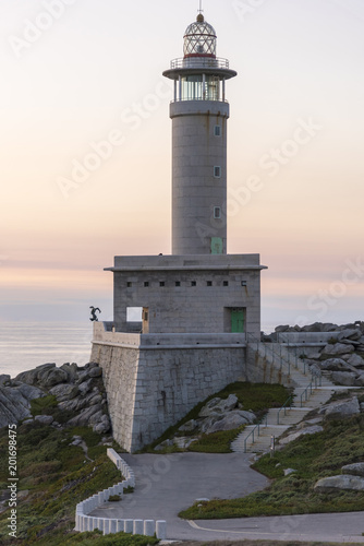 Punta Nariga lighthouse (Malpica, La Coruna - Spain).