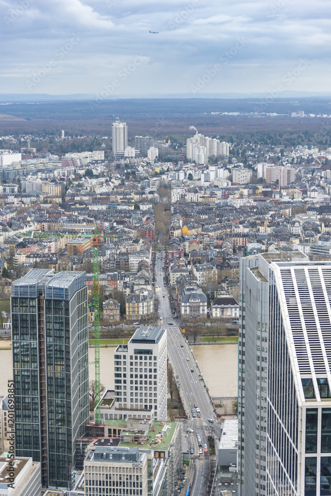 Fototapeta premium View of Frankfurt city (Germany).