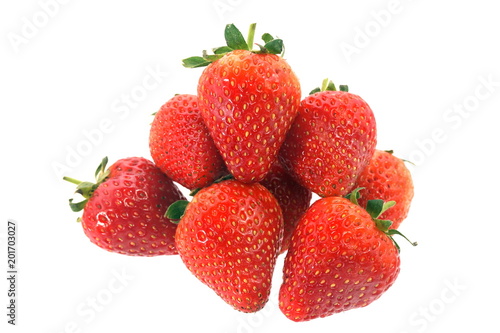 Fototapeta Naklejka Na Ścianę i Meble -  Strawberry isolated on white background