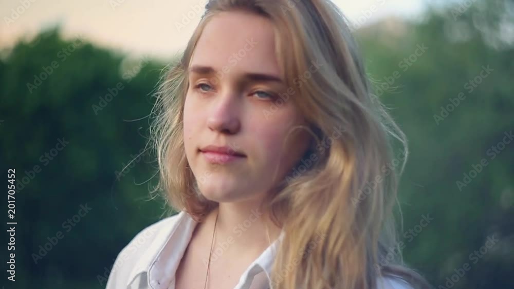 Portrait of a beautiful blonde teen girl. Portrait of a beautiful blonde teen girl.