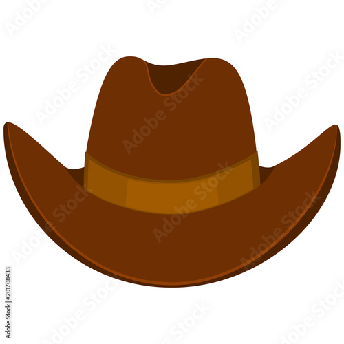 Colorful cartoon cowboy hat