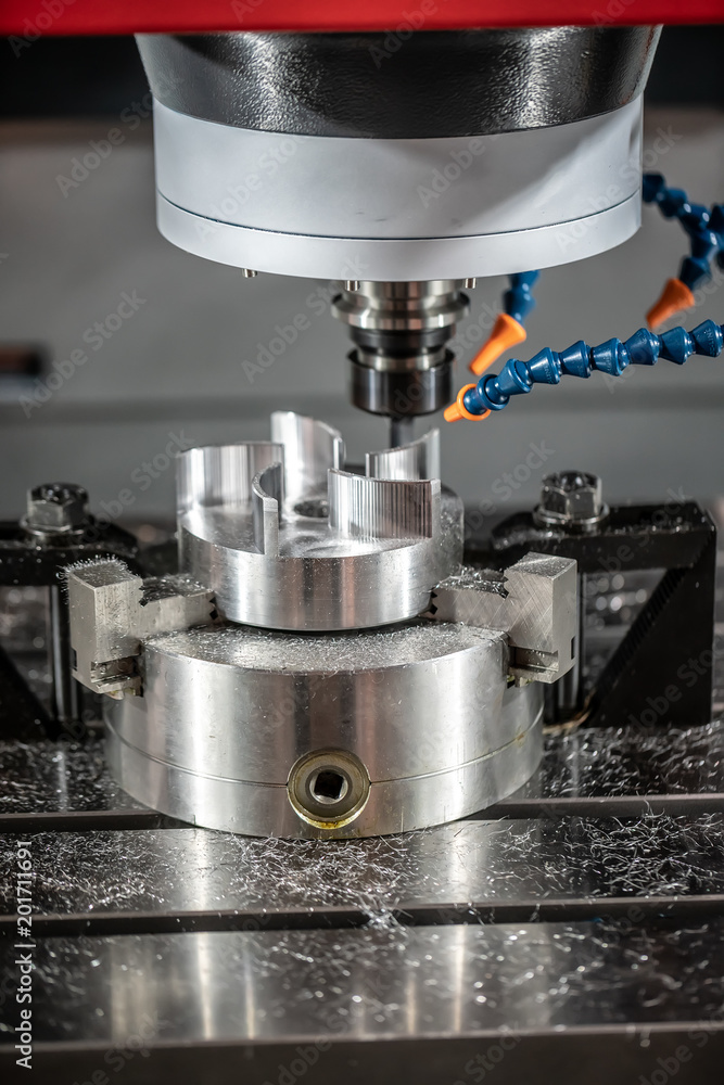 Metalworking CNC milling machine. Metalworking CNC milling machine.