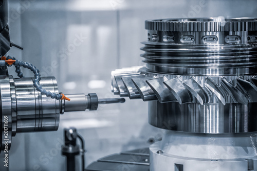 Photos Metalworking CNC milling machine.