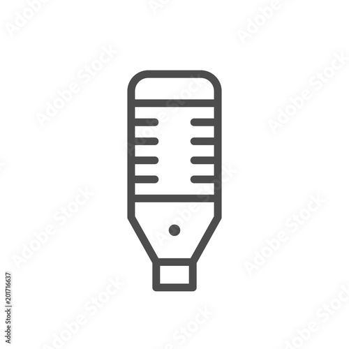 Microphone line icon