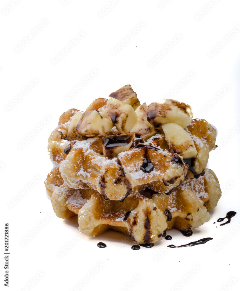 Sugar waffles product photo