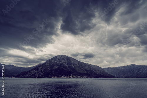 Bay of Kotor dramatic landscape