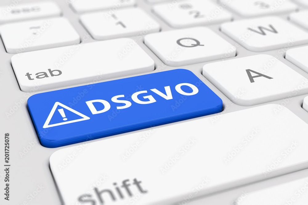 Computer Tastatur - DSGVO - Datenschutz Grundverordnung - EU Computer Tastatur - DSGVO - Datenschutz Grundverordnung - EU