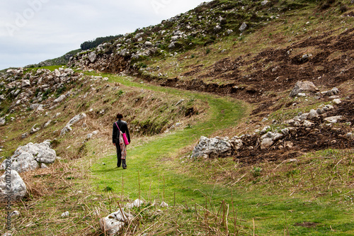 hiking trip to rocca to novara  near Novara di Sicilia, Sicily