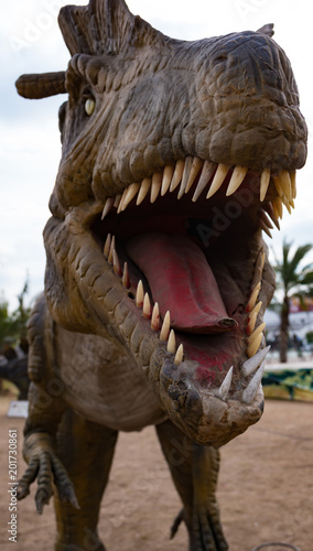 dinosaur mouth with big teech close up © Freer