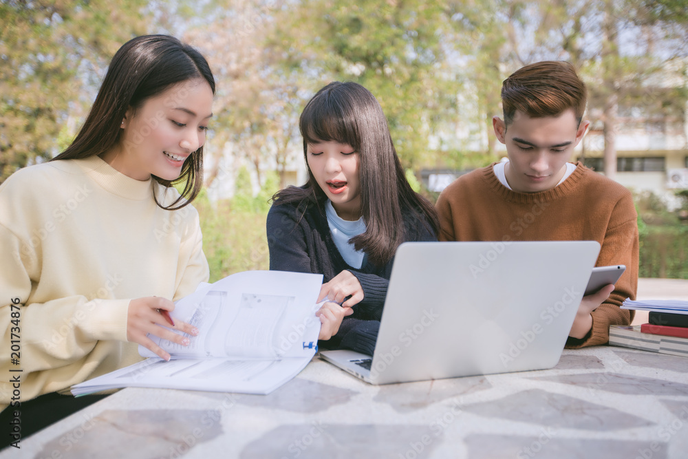 Group Students Smile and have fun It also helps to share ideas in the work and project. And also review the book before the exam in the garden. Group Students Smile and have fun It also helps to share ideas in the work and project. And also review the book before the exam in the garden.