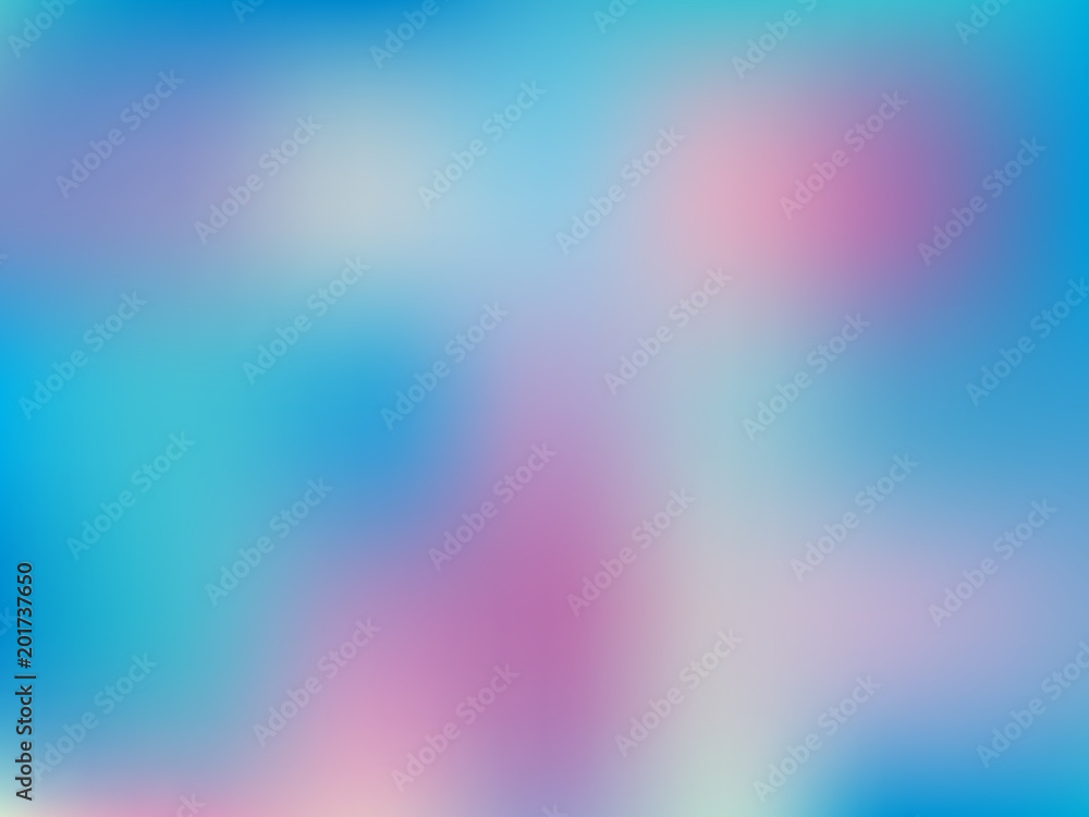 Pale blue background. Light blur backdrop. Delicate pattern. Abstract sky. Vector holographic texture. Pale blue background. Light blur backdrop. Delicate pattern. Abstract sky. Vector holographic texture.