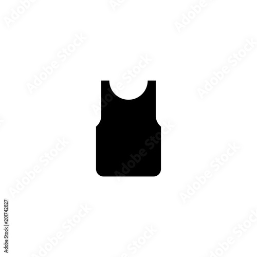 sleeveless shirt icon. sign design