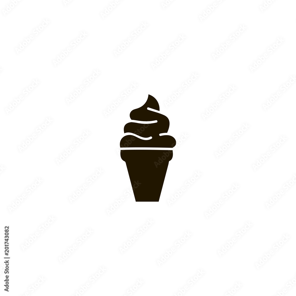 ice cream icon. sign design ice cream icon. sign design