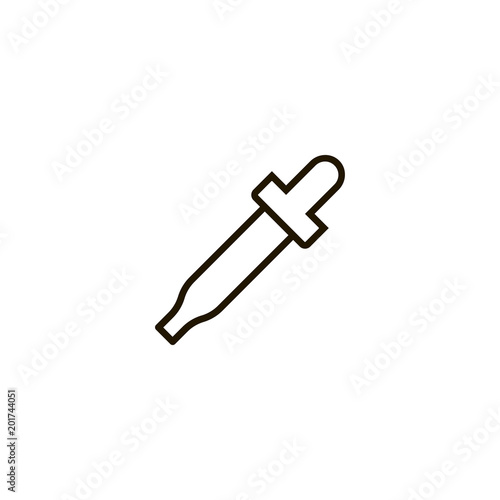 pipette icon. sign design