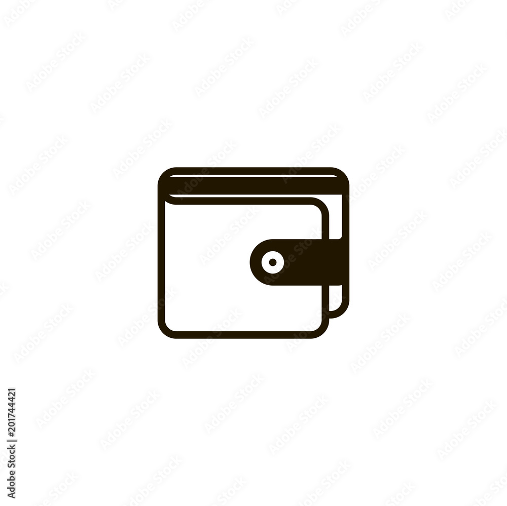 wallet icon. sign design wallet icon. sign design