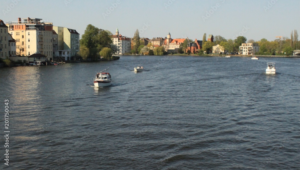 Obraz premium Die Dahme in Berlin-Köpenick