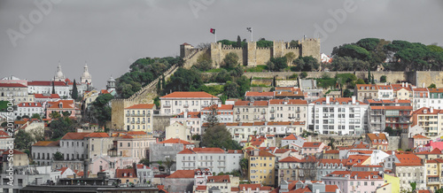 Castle of Saint George and the historical centre of Lisbon photo