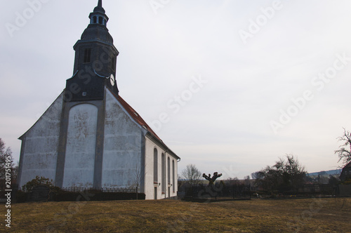 Tableau sur toile Beautiful view on the renesance church