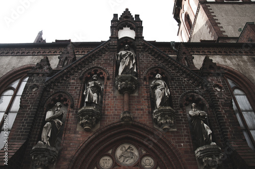 the portal of a church photo