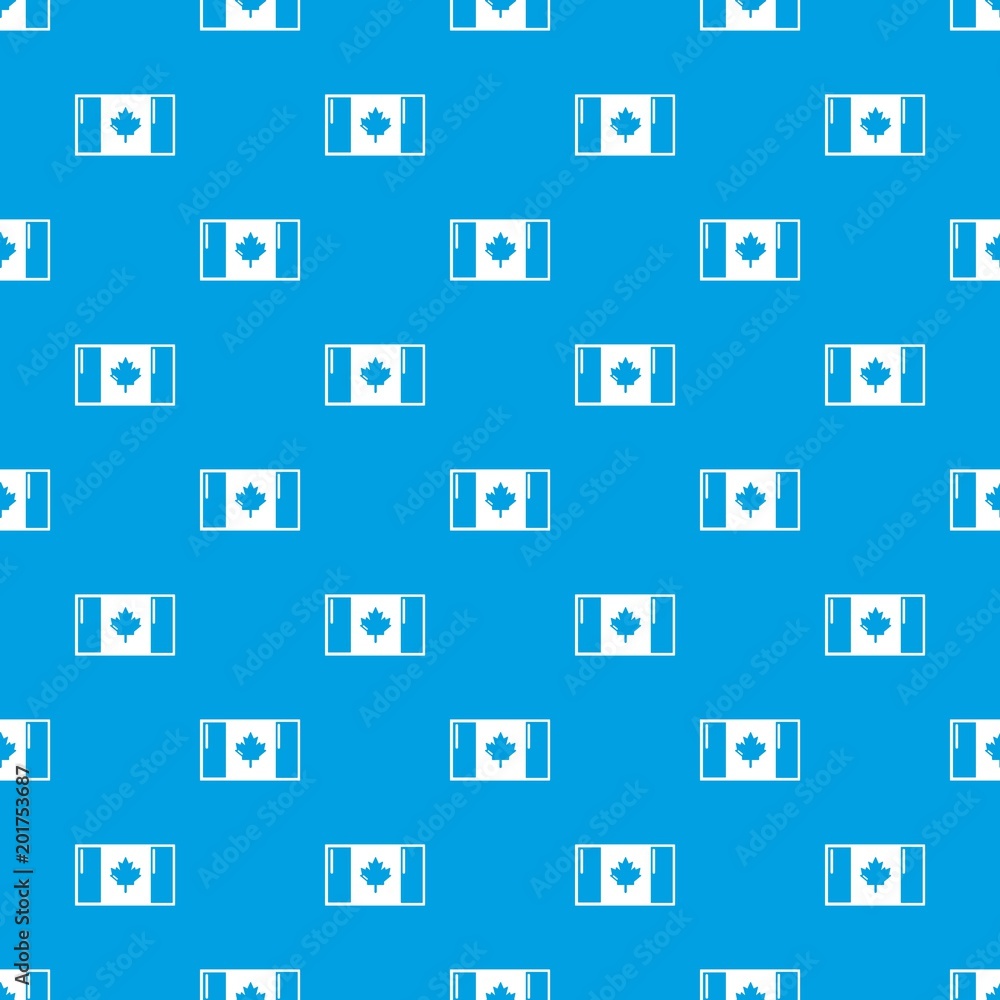 Flag canada pattern vector seamless blue repeat for any use Flag canada pattern vector seamless blue repeat for any use