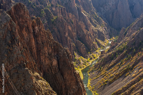 Black Canyon of the Gunnison park in Colorado, USA © Maygutyak