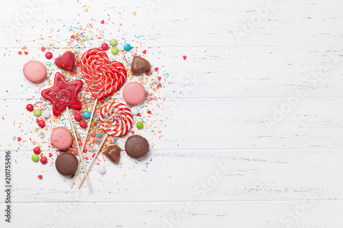 Vászonkép Colorful sweets