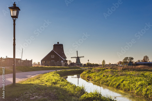 Windmills in Zaanse Schans - Holland Netherlands