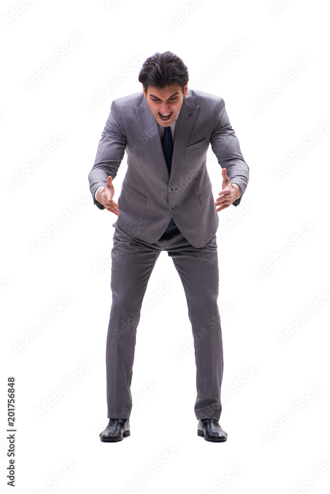 Businessman isolated on the white background Businessman isolated on the white background