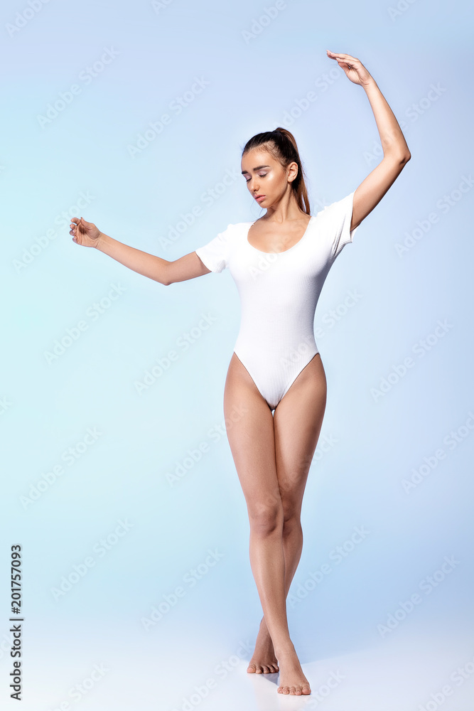 Fototapeta premium woman with perfect slim body
