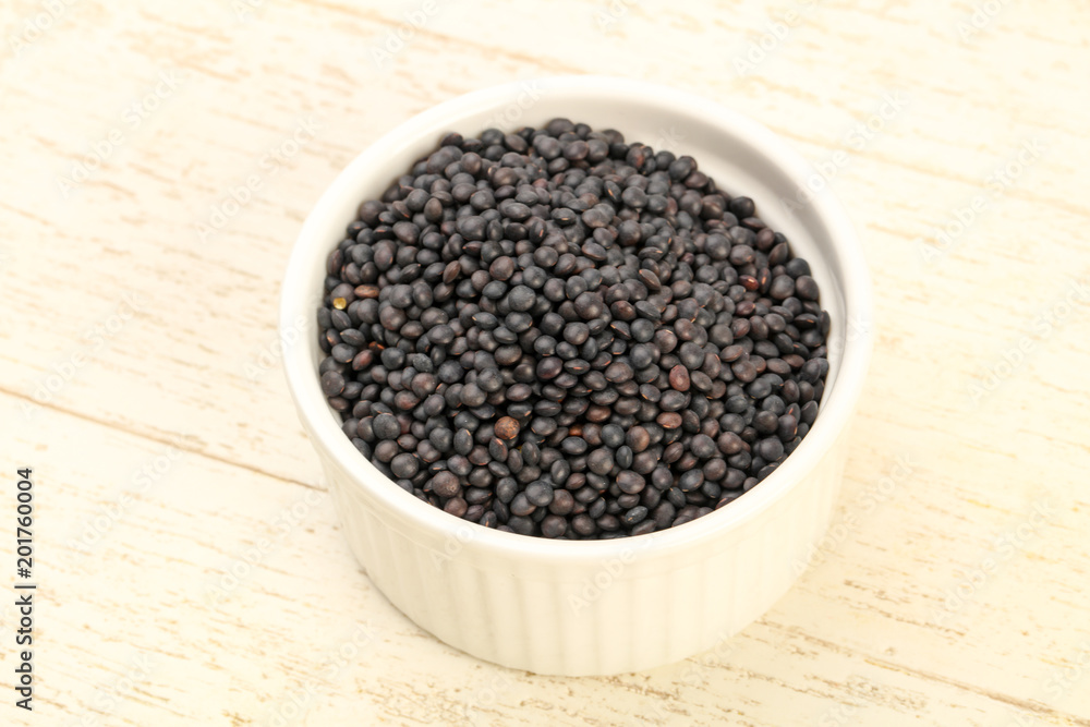 Black lentils Black lentils